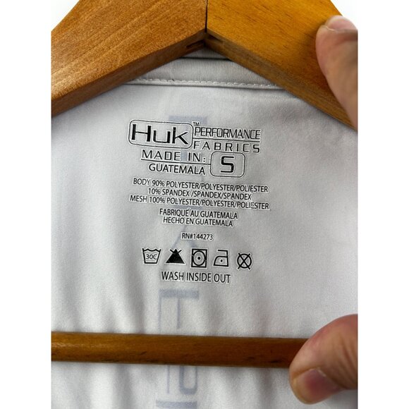 Huk Women's Kryptek Icon Performance Fishing Shirt Blue Camo Long Sleeve Sz S - Picture 2 of 4